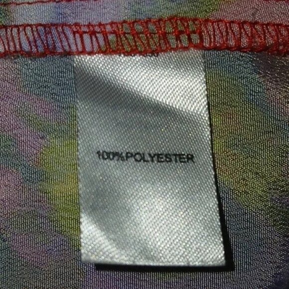 Nordstrom Trouve Mirrored Floral Multicolor Blouse - Picture 7 of 7